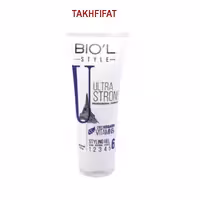 ژل مو تیوپی الترا فوق العاده قوی بیول حاوی کراتین و روغن آرگان 200 میل ( Biol Ultra strong styling gel 200 ml )