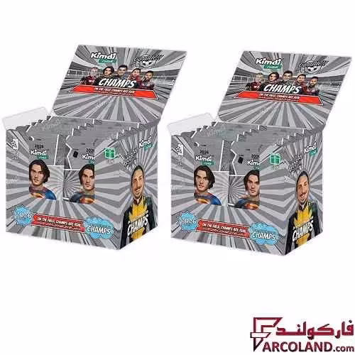 کیمدی کارت فوتبال چمپس مدل Champs 2026 بسته 60 عددی