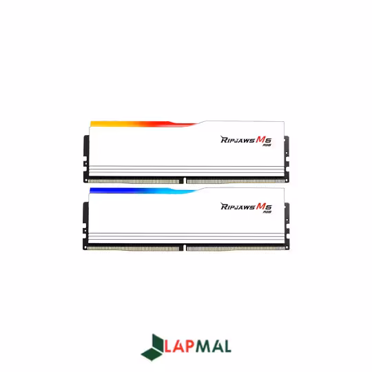 رم دسکتاپ DDR5 دو کاناله 5200 مگاهرتز CL40 جی اسکیل مدل Ripjaws M5 RGB White