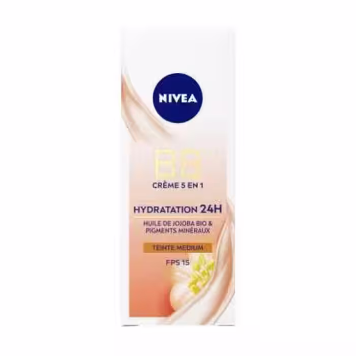 کرم پودرب ب نیوآ NIVEA BB مدل HYDRATATION رنگ متوسط