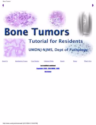 خرید و دانلود نسخه کامل کتاب Bone tumors. Tutorial for residents