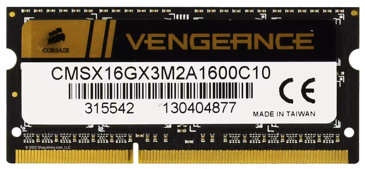 رم لپ تاپ کورسیر CORSAIR VENGEANCE ddr3 ظرفیت 8 گیگابایت 1600 مگاهرتز ارجینال تایوان
