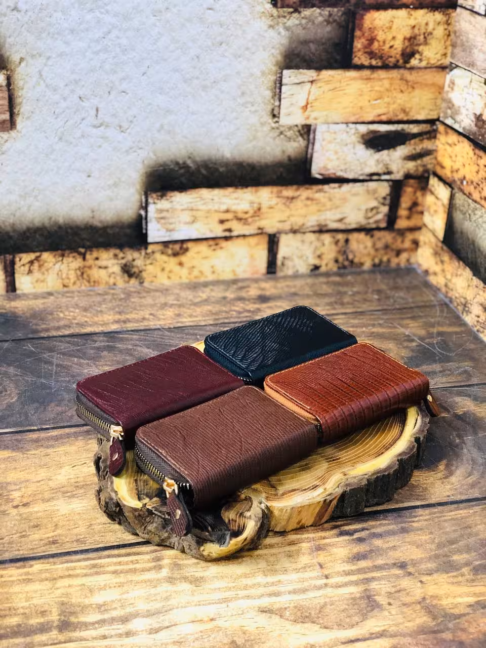 جاکارتی آکاردئونی لیزارد چرم طبیعی