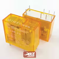 رله کتابی 110vAC دو کنتاکت 8 آمپر فیندر مدل 40.52.8.110.0000