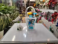 باکس هدیه طلقی عروسک روسی آبی