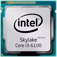 پردازنده مرکزی اینتل سری Skylake مدل Core i3-6100