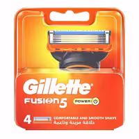 یدک خودتراش 5 تیغه 4 عددی Fusion 5 Power ژیلت Gillette