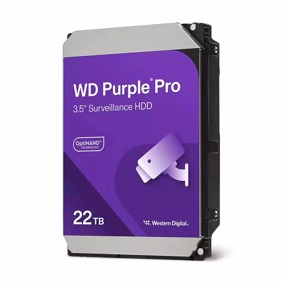 هارد دیسک اینترنال وسترن دیجیتال مدل Purple Pro ظرفیت 22 ترابایت