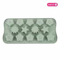 قالب سیلیکون ممتاز شکلات ستاره 14 خانه