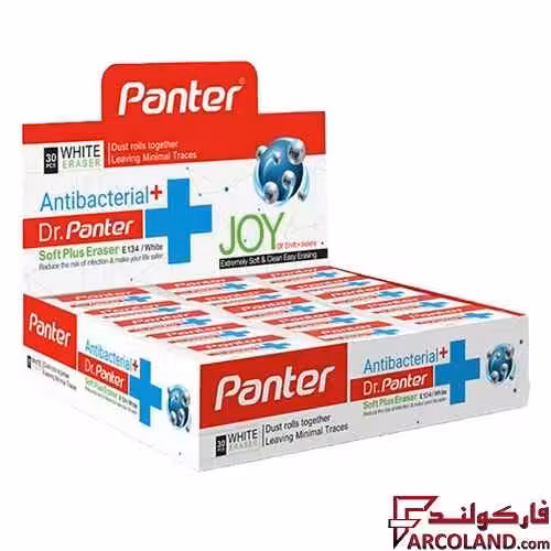 پاک کن پنتر مدل Soft Plus Eraser کد E134 بسته 30 عددی