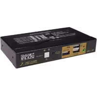 سوئیچ کی وی ام 2 خروجی اتومات HDMI USB-C & PC USB کی نت پلاس مدل KP-SWKCHD02