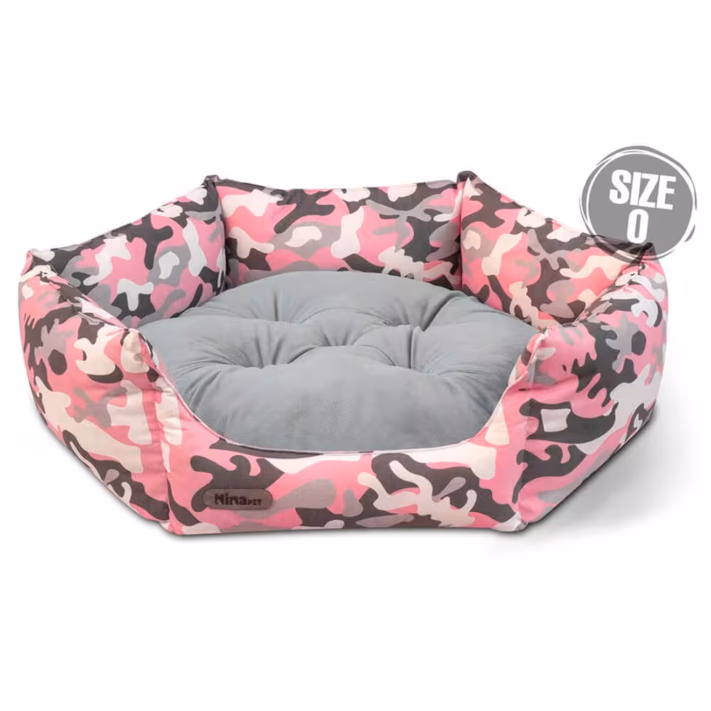 جای خواب شش ضلعی سگ و گربه نیناپت مدل VIP ارتشی