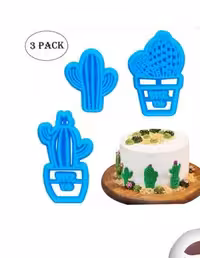 کاتر پلاستیکی 3تیکه کاکتوس