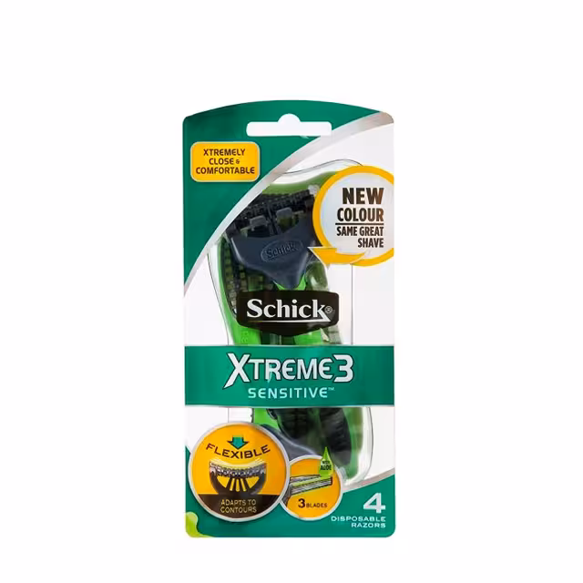 خودتراش سه لبه شیک مدل Xtreme3 new بسته 4 عددی