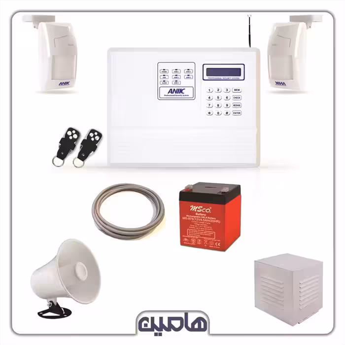 پکیج دزدگیر سیمکارتی آنیک به همراه 2 عدد چشمی