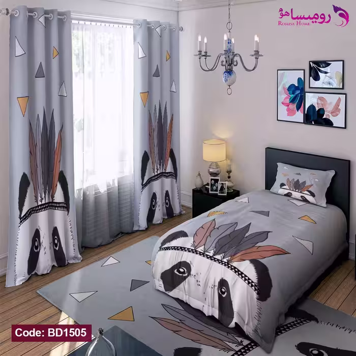 قیمت و خرید روتختی طرح پاندا کوچولو نفره برند دکو کد BD1505
