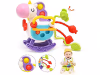 بیزی کیوب یا بیزی بال جغجغه ای دندانگیر طرح یونی کرن