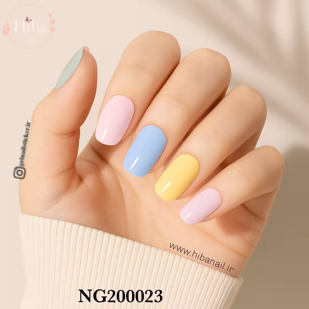 استیکر ژله ای کاشت ناخن (نیل رپ)_کد NG200023