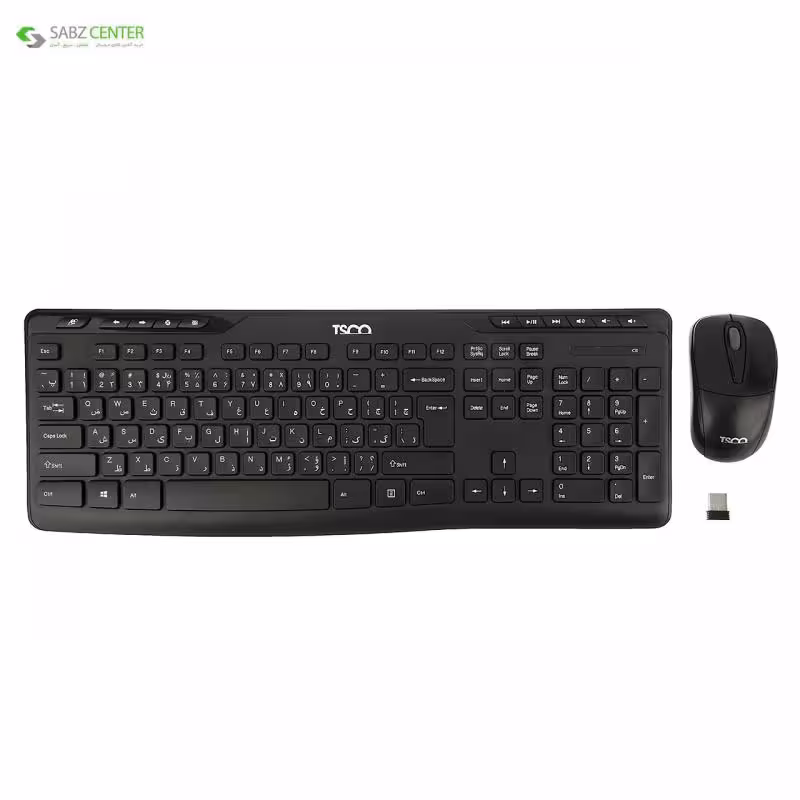 کیبورد و ماوس بی‌سیم تسکو TKM 7108W