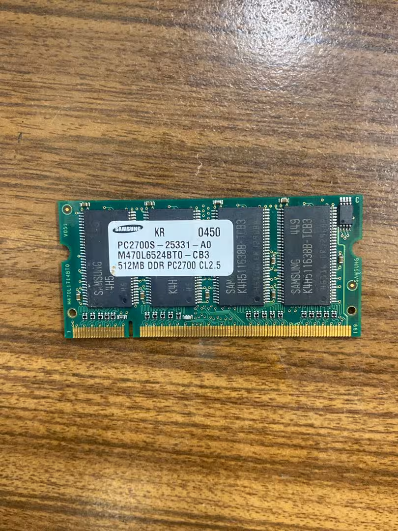 رم سامسونگ SAMUNG 512 MB DDR