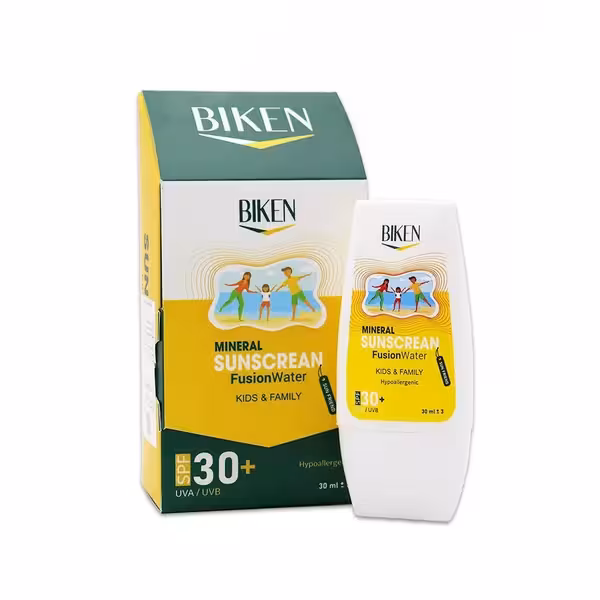 ضدآفتاب کودک فیوژن واتر  SPF30 بیکن 30 میلی‌لیتر Biken