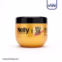 ماسک موهای رنگ شده گلد 24K نلی