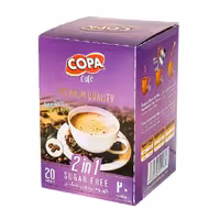 قهوه بدون شکر کوپا مدل 3in1 بسته 20 عددی