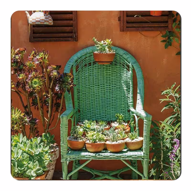 مگنت طرح صندلی و کاکتوس کد wmg1066