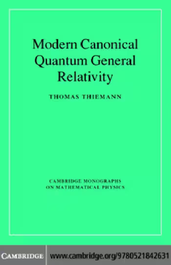 خرید و دانلود نسخه کامل کتاب Modern canonical quantum general relativity