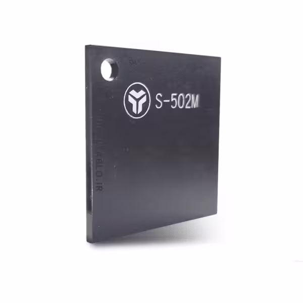 پلکسی یرلانگ مشکی مات  502 – 2.5 میل