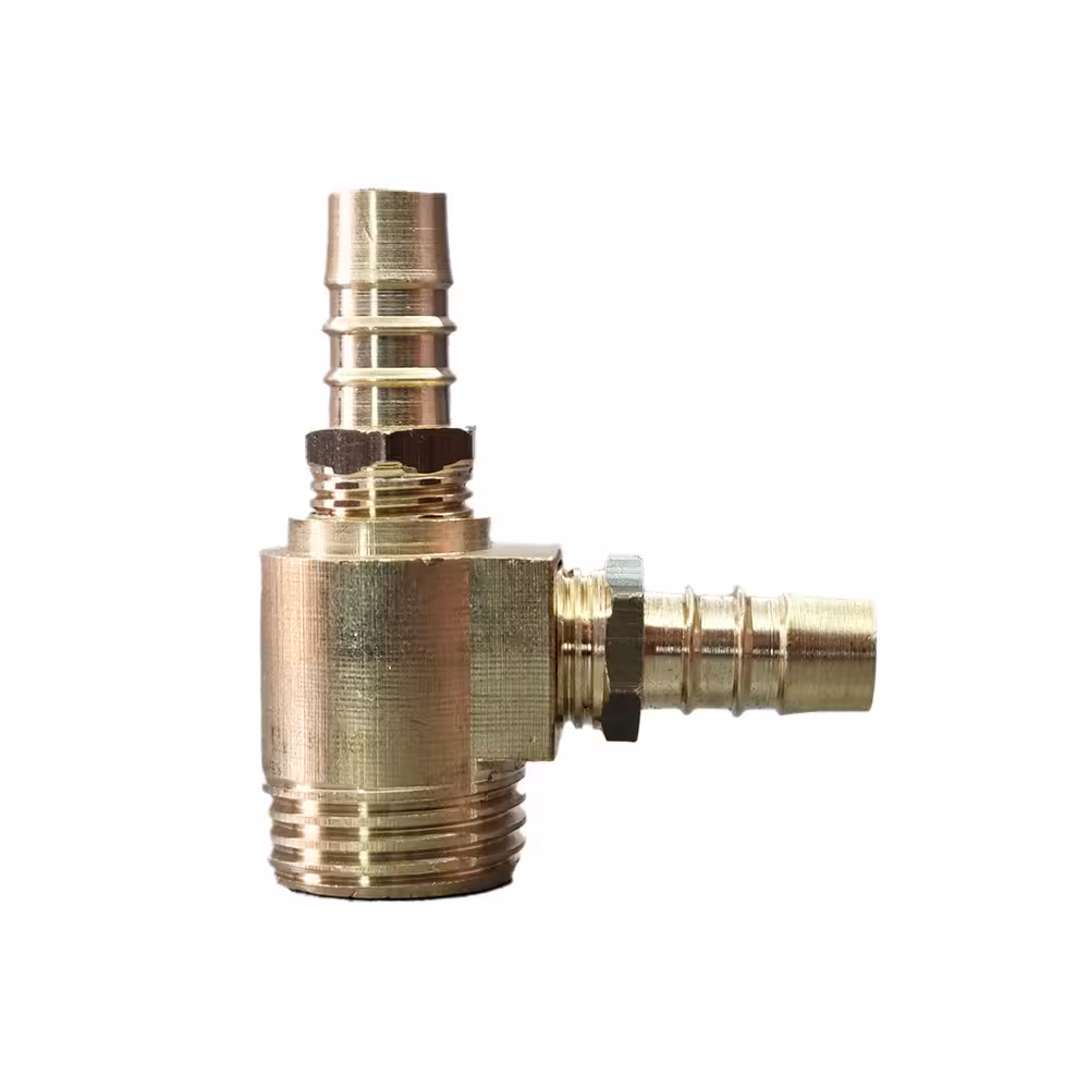 سه راهی شلنگ گاز 1/2 برنجی لوله ای سه راه گاز و اجاق گاز