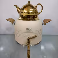 کتری قوری نزاز کد 3029 کرم