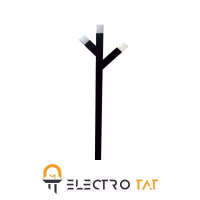 چراغ پارکی کاکتوسی زمرد نور 220 سانتی متری