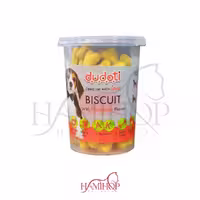 تشویقی بیسکویتی سگ دودوتی با طعم کدو حلوایی وزن 150 گرم Dudoti Biscuit Pumpkin Flavor