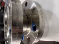 فلنج گلودار "3 ریس فیس   کلاس 300  رده 40 B16.5 از جنس  SA182/F304L