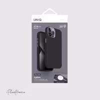 قاب یونیک Lyden چرمی مشکی مناسب iPhone 16 Pro (8255)