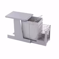 سطل زباله تک مخزنه متوسط ترکیبی ریل کف تاندم (23 لیتری) – هلنا/Helena