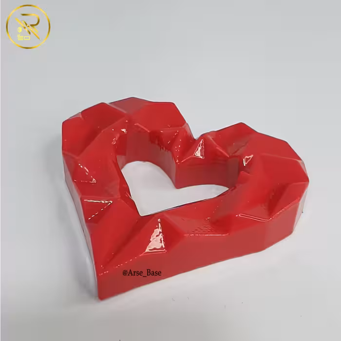 بیس خام قالبسازی طرح قلب سنگی