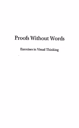 خرید و دانلود نسخه کامل کتاب Proofs without Words: Exercises in Visual Thinking (Classroom Resource Materials)