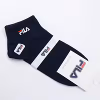 جوراب مچی اسپورت کش پهن مارک FlLA رنگ سورمه ای تیره کد 20031