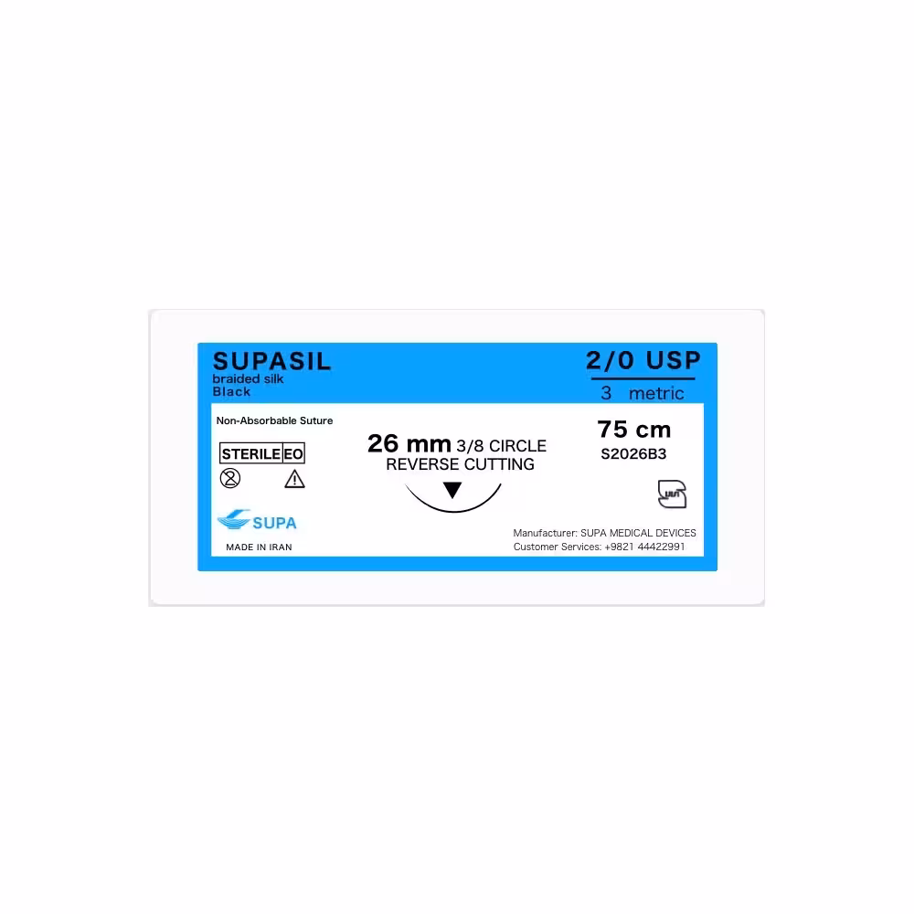نخ بخیه جراحی سیلک سوپا – Supa Silk