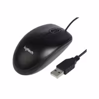 ماوس باسیم لاجیتک مدل Logitech Wired B100، طراحی ارگونومیک
