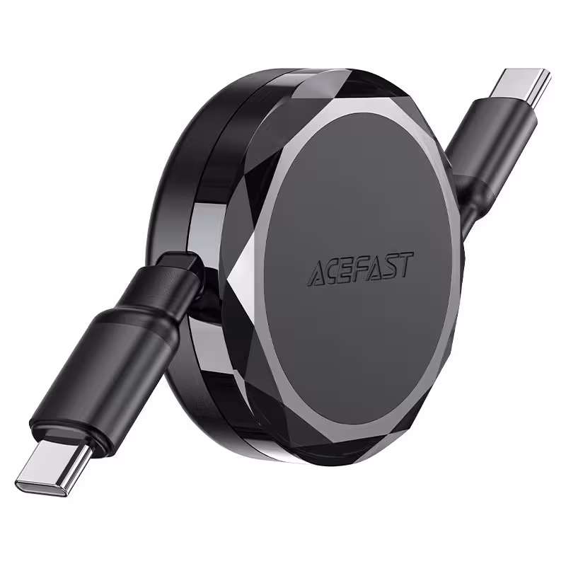 کابل جمع شونده 80 سانت Type-c ایس فست مدل Charging Data Cable C13-03 USB-C to USB-C 60W