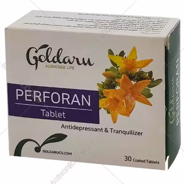 قرص روکشدار پرفوران گل دارو 30 عدد