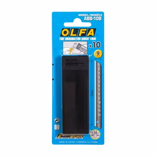 تیغ کاتر الفا OLFA مدل ABB-10B بسته 10 عددی