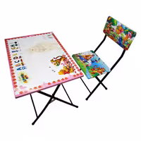 ست میز تحریر و صندلی طرح خرس پو