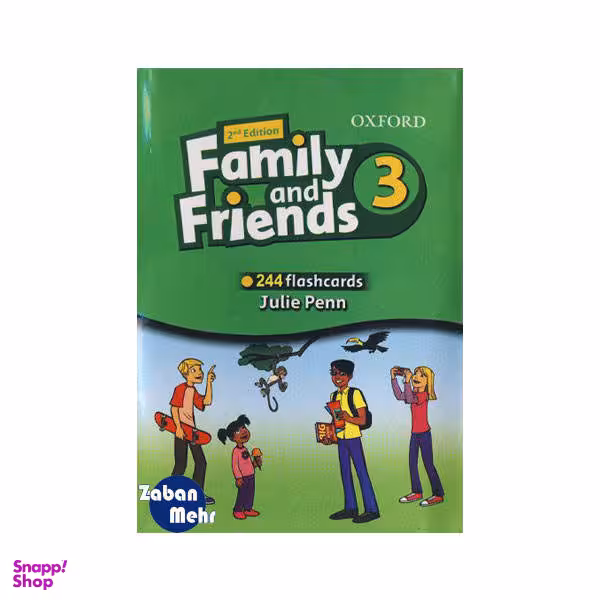 فلش کارت Family And Friends 3 British انتشارات زبان مهر