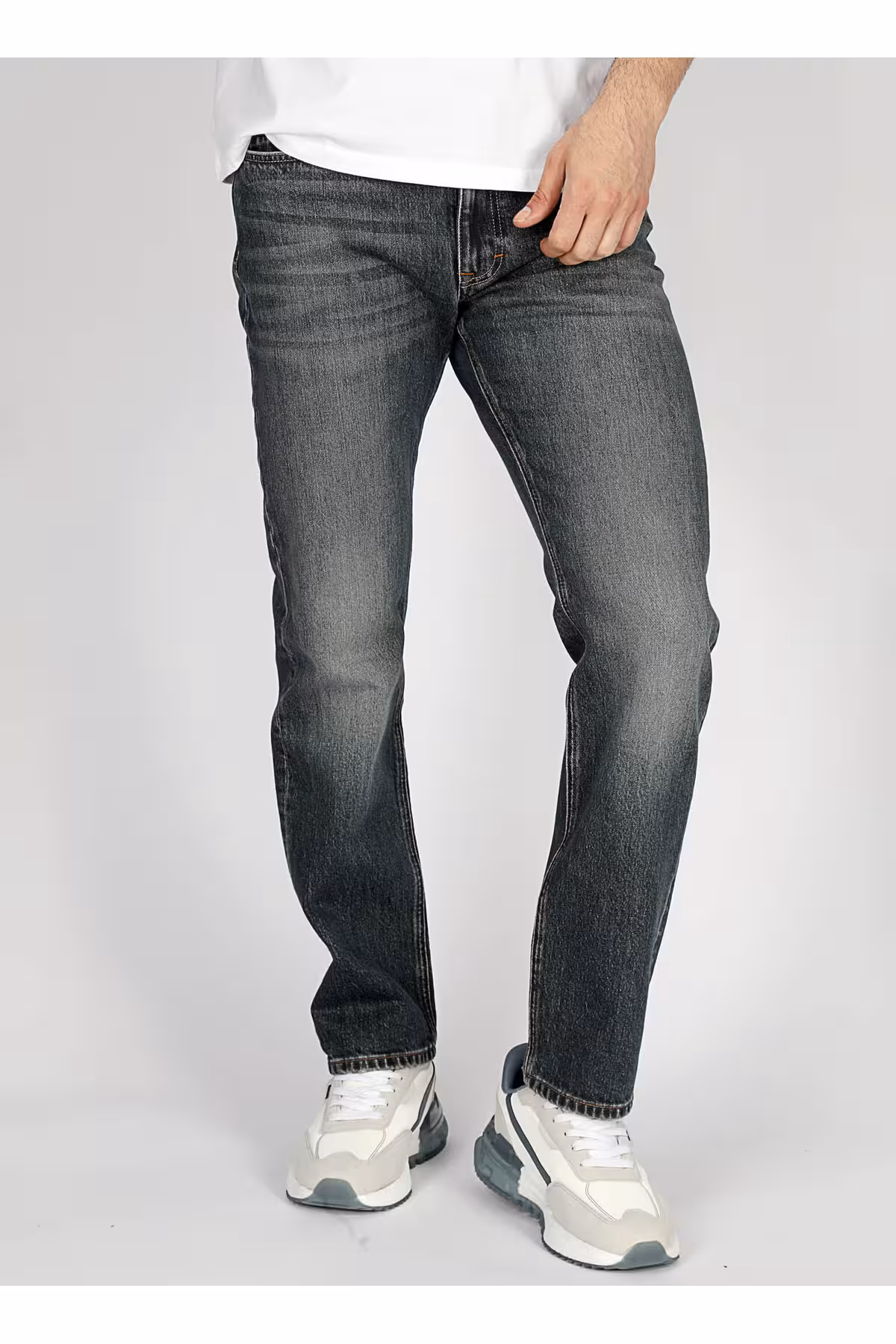 شلوار مردانه جین هری نیل JNP سنگ مستقیم 251 LCM Lee Cooper