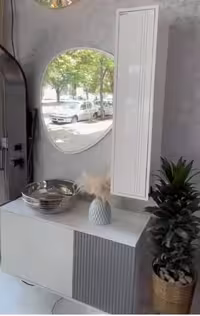 فول ست بامبو سفید طوسی