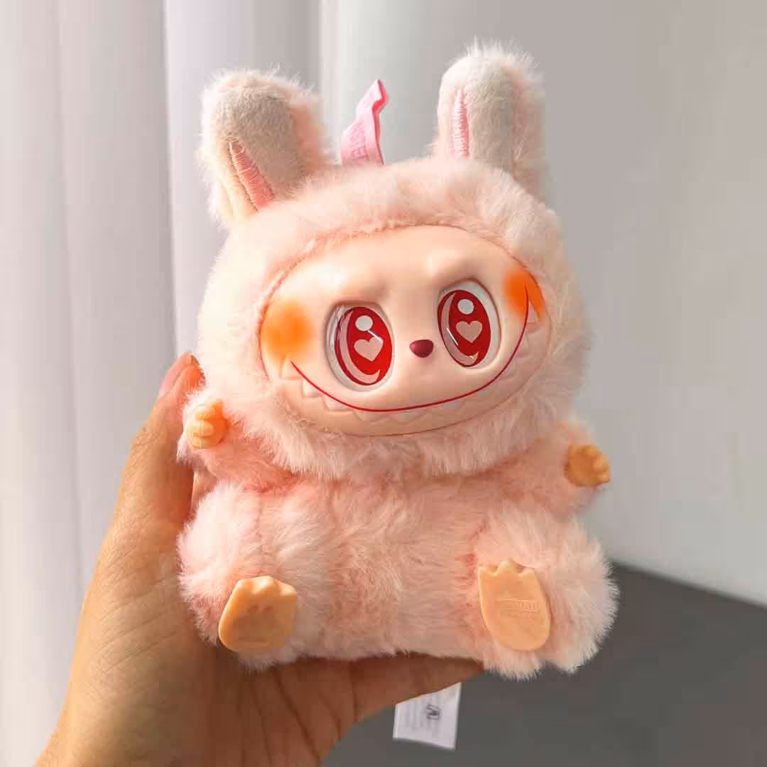 تخفیف فوق العاده عروسک لبوبو مدل نشسته Labubu Pop Mart